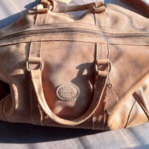 Leather Duffel Bag-Roots